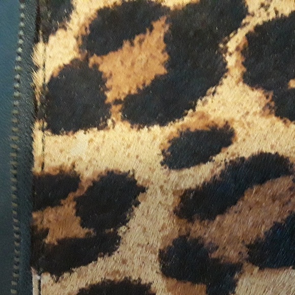 Lucky brand leather calf hair pouch - Picture 5 of 5